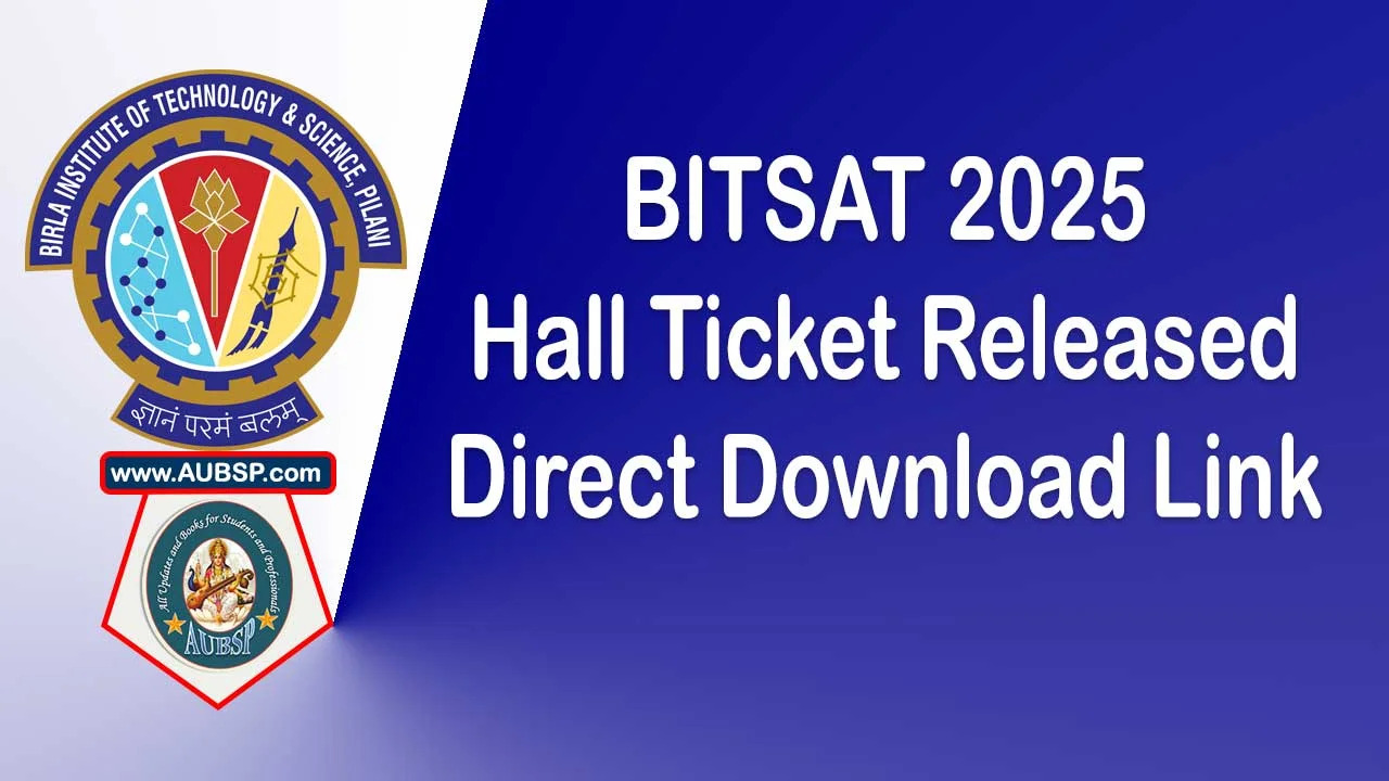 BITSAT 2025 Admit Card Download Link
