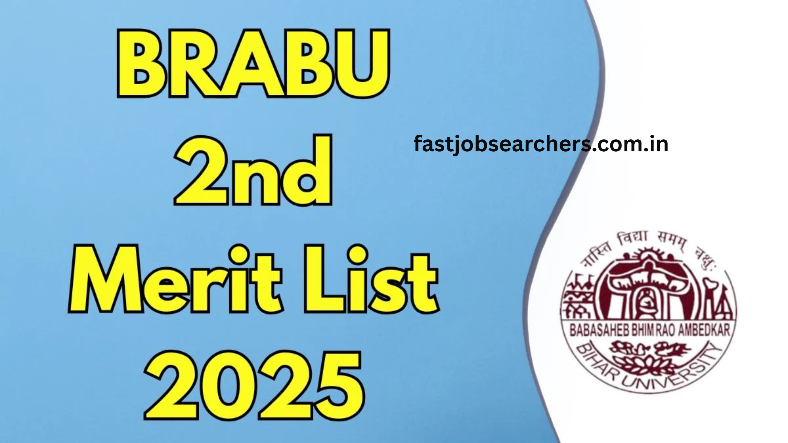 BRABU UG Admission 2025: 2nd Merit List Out, Download Now