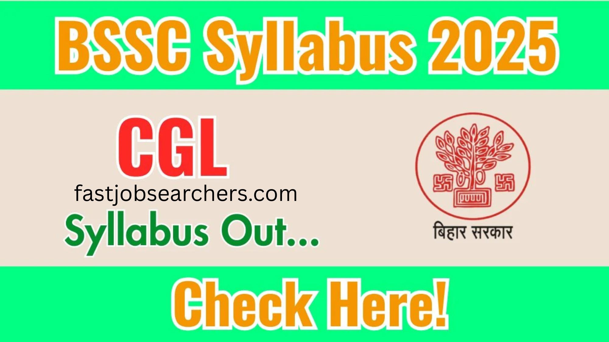 BSSC CGL 4 Graduate Level Syllabus 2025 Released Now