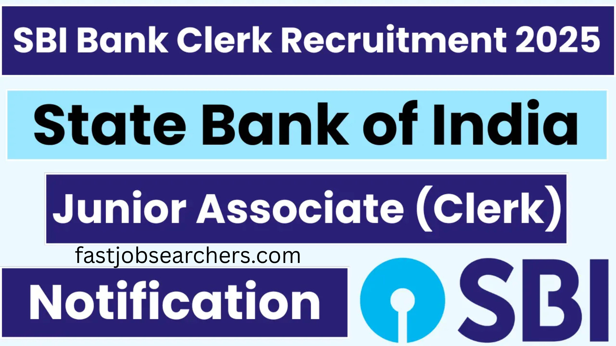 SBI Clerk 2025 Recruitment Notification & Online Apply