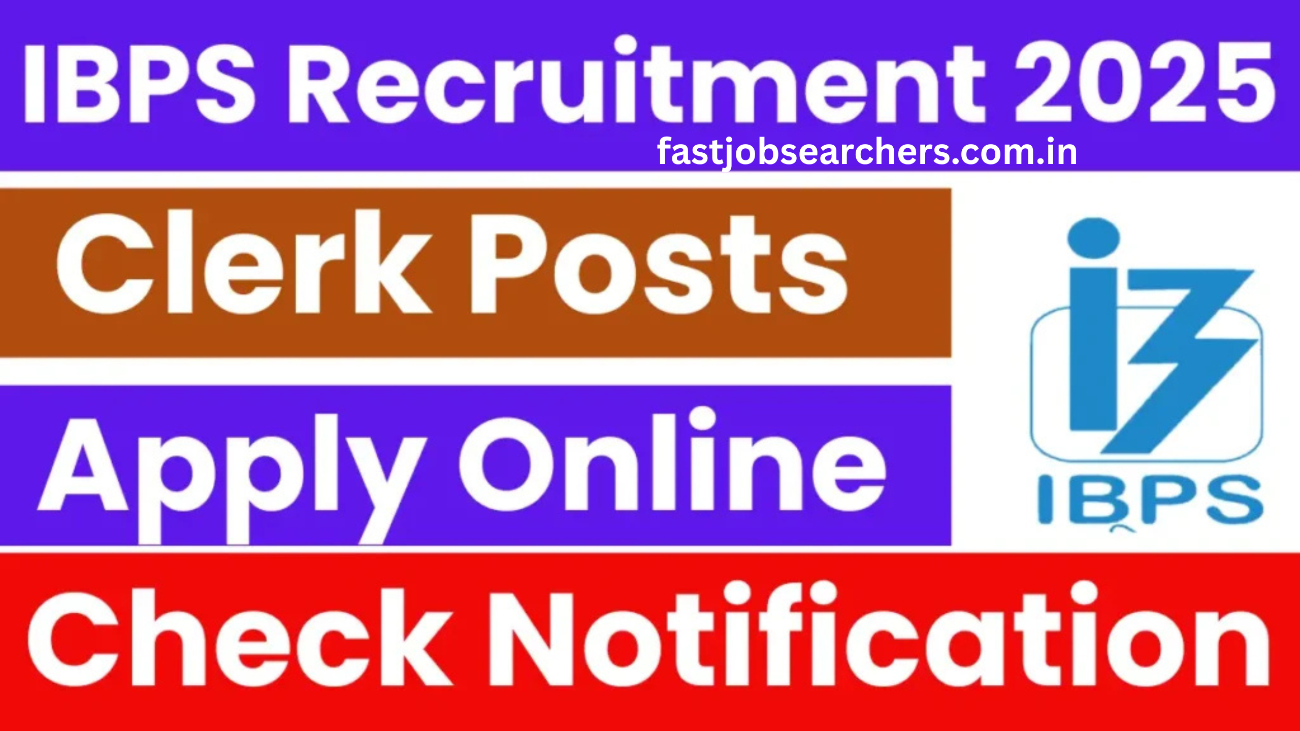IBPS Clerk Recruitment 2025 – Apply Online for CSA XV Post
